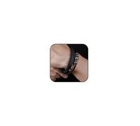 KummerSaprk Braccialetto in pelle intrecciata nera con scritta in inglese "To My Son/Grandson", da uomo, con scritta in lingua inglese "Love You Forever", regalo di compleanno, Pelle, Nessuna pietra