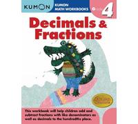 Kumon Kumon Grade 4 Decimals & Fractions (Tascabile)