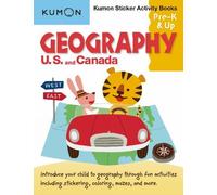 Kumon Kumon Sticker Activity Books: Geography U.S. and Canada (Tascabile)