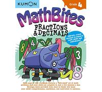 Kumon Kumon Math Bites: Grade 4 Fractions & Decimals-100 Bite-Sized (Tascabile)