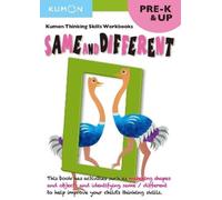 Kumon Publishing Kumon Pre K Same & Different (Tascabile)