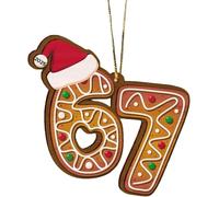 kumosaka Christmas 67 Acrylic Ornament, Funny 67 Meme Christmas Tree Hangning Ornaments, Funny Teenager Decoration for (1pcs)