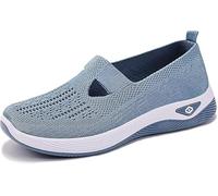 kumosaka Inspire Uplift Shoes for Women, Orthopedic Sneakers with Arch Support, Womens Air Cushion Slip-On Walking Shoes(Blue,43)