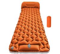 kumosaka Lounge Mat - Your Portable Chill Zone, Ultralight Inflatable Sleeping Pad for Outdoor Camping, Hiking, Compact & Lightweight Air Mattress(Orange)