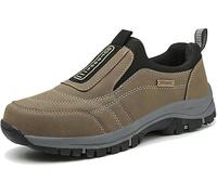 kumosaka Relieffoot Walking Shoes for Men, Relieffoot Orthopedic Shoes, Men's Comfortable Waterproof Breathable Orthopedic Walking Shoes Hiking Shoes(Khaki,42)