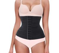 KUMSODE Corsetto Donna Stringivita Modellante Dimagrante Pancera Contenitiva Pancia Piatta Latex Waist Trainer Bustino Body Shaper