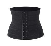 KUMSODE Fascia Addominale Dimagrante Pancia Regolabile Donna Snellente Cintura Pancia Piatta Bustini Avvolgente e Traspirante con 3 File di Ganci Allenamento Waist Trainer Belt