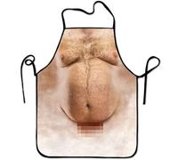 KUMSODE Grembiule barbecue uomo, Grembiule sexy da cucina, grembiule da cucina, grembiule da barbecue, party, 3D, regali di natale per halloween