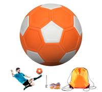 Kunaxku Calcio Curven Ball 20cm - Eva Gomma Swerve calcio per bambini, ideale per allenamento di calcio e come regalo per interni ed esterni