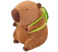 Kunaxku Capybara Peluche con Zaino Tartaruga per Bambini (33 cm) - Regalo ideale