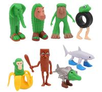 Kunaxku Set Di Figurine Italian Brainrot,Tralalero Tralala,Shark,Scimmia E Altri Personaggi Meme Per Bambini E Adulti,Regalo Divertente Per Compleanno,Gaming E Amici