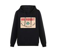KUNBOSHUO Sweatshirt Hoodie Mr Robot Computer Repair Hooded with Drawstring Pockets Hoody Sweatershirt Black L