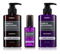KUNDAL Honey & Macadamia Cherry Blossom set per capelli rovinati e secchi