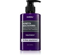 KUNDAL Honey & Macadamia Pink Grapefruit trattamento idratante intensivo per capelli rovinati e secchi 500 ml