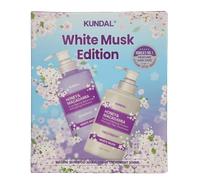 KUNDAL Shampoo e balsamo per capelli Miele e Macadamia Honey & Macadamia Shampoo + Treatment Set White Musk - 500 ml, 500 ml