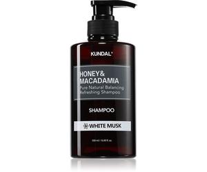 KUNDAL Honey & Macadamia White Musk shampoo naturale per capelli rovinati e secchi 500 ml