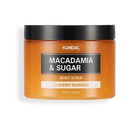 KUNDAL MACADAMIA & SUGAR BODY SCRUB 550G - CHERRY BLOSSOM