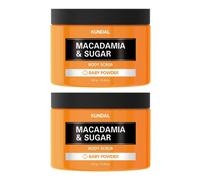 Kundal Macadamia & Sugar Body Scrub Baby Powder 550 g 2 pezzi - SPEDIZIONE ...
