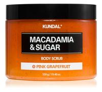 KUNDAL Macadamia & Sugar Body Scrub Pink Grapefruit scrub delicato corpo con effetto lenitivo 550 g