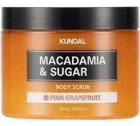 KUNDAL Macadamia & Zucchero scrub corpo - Pink Grapefruit 550 g Peelin