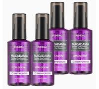 KUNDAL Macadamia Ultra Serum Baby Powder 100 ml x 4 pezzi per la cura dei dan...