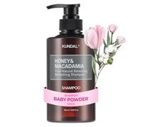 Kundal Honey & Macadamia Nature Shampoo, Baby Powder 500 ml