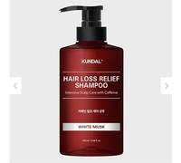 KUNDAL Natural Caffeine & Intensive Scalp Care Shampoo 500 ml perdita di cape...