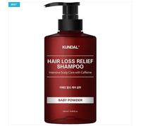 KUNDAL Natural Caffeine & Intensive Scalp Care Shampoo 500 ml perdita di cape...