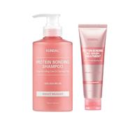 KUNDAL - Protein Bonding Shampoo 500ml + No Wash Treatment 130ml Set - Violet Muguet