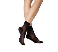 KUNERT Calzini da donna Cotton Sole 20, suola in cotone, 20 denari, Black 0500, 39-42