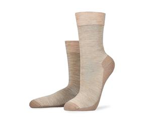 KUNERT Calzini da donna Warm Up Caldi, Beige-Mel. 35-38, Beige-mel. 8320, 35-38