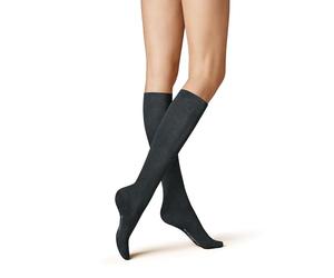 KUNERT Fly&Care - Calze al ginocchio da donna i supporto Iii, Oscuro Marino, 37-38