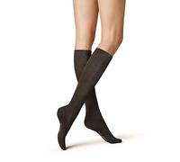 Kunert Fly&Care Classe III, Efficace Effetto di Supporto Donna Maglia Calze Alte al Ginocchio, Marrone-Mel. 8210, 37-38