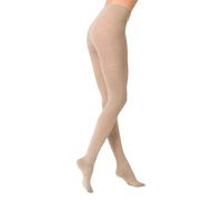 KUNERT Soft Wool Cotton Sh Collant in Maglia da Donna, Beige-Mel, 44-46