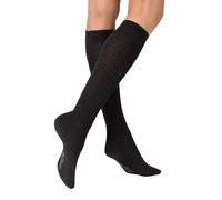 KUNERT Wool Care KSD Calze al Ginocchio in Maglia da Donna, Anthrazitmel, 3-5
