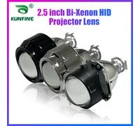 KUNFINE 2 Pz/lotto 2.5 pollici Bi-Xenon HID Lente Del Proiettore Coperture abbaglianti/anabbaglianti per auto faro alogeno o lampadina allo xeno