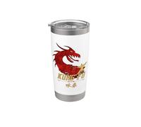 Kung Fu Bicchiere termico in acciaio inox doppia parete