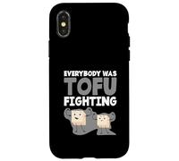 Kung Fu combattendo arti marziali Tutti stavano combattendo il tofu Custodia per iPhone X/XS