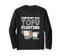 Kung Fu combattendo arti marziali Tutti stavano combattendo il tofu Maglia a Manica