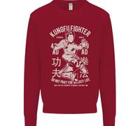 Kung Fu Fighter Misto Arti Marziali Mma Bambini Felpa Maglione