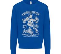 Kung Fu Fighter Mixed Martial Arts MMA Uomo Felpa