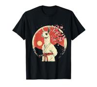 Kung Fu Lama Samurai Sakura Tramonto Taekwondo Arti Marziali Maglietta