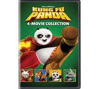 Kung Fu Panda: 4-Movie Collection (DVD) Jack Black Awkwafina Bryan Cranston