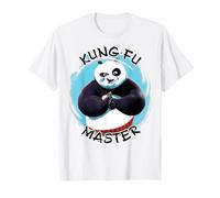 Kung Fu Panda Po Kung Fu Master Paint Smear Portrait Maglietta