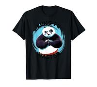 Kung Fu Panda Po Kung Fu Master Paint Smear Ritratto Maglietta