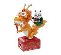 Kung Fu Panda Po su SkateKart Figura costruibile