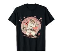 Kung Fu Scoiattolo Sakura Albero Arti Marziali Taekwondo MMA Maglietta
