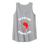 Kung Fu Shaolin Canotta, Donna, Grigio Melange, M