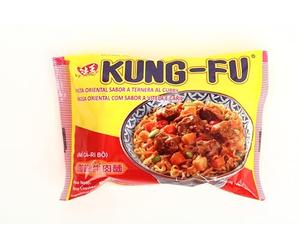 Kung-Fu - Sopa Estilo Oriental Sabor a Ternera al Curry - Producto de Taiwán - 85 Gramos