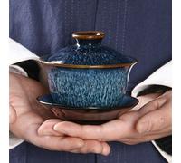 Kung Fu Tea Cup Coffee Saucer Tazza Ceramica Con Coperchio Da Tazze Tè in